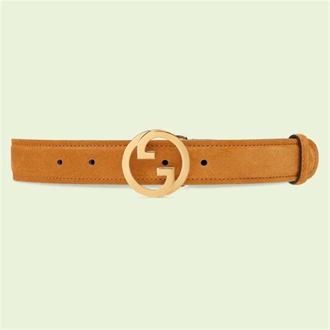 gucci blondie belt light brown|Gucci Blondie suede belt in brown .